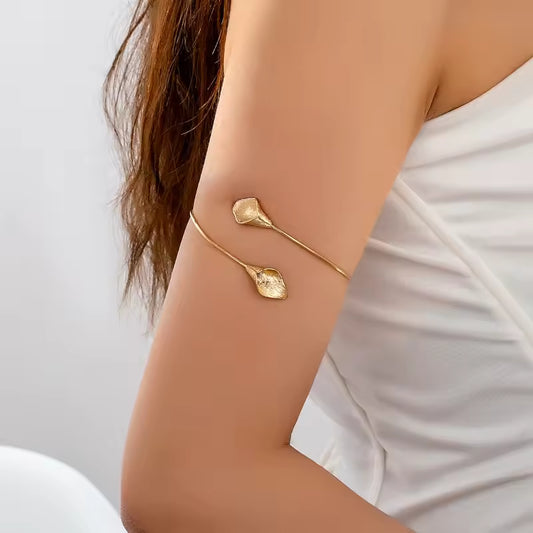 Calla Lily Open arm Bracelet