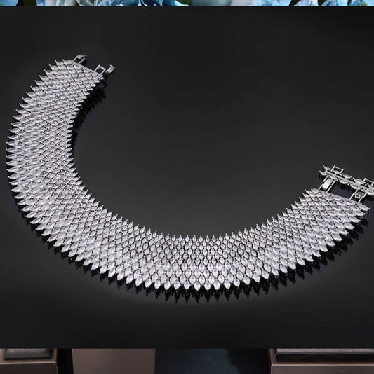 Marquise Cut Cubic Zirconia Bridal Jewelry Set