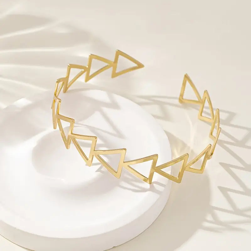 Hollow Triangle Armlet Adjustable Upper Arm Cuff