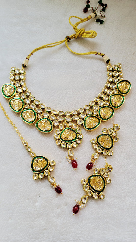 Indian Bridal Kundan Necklace Set