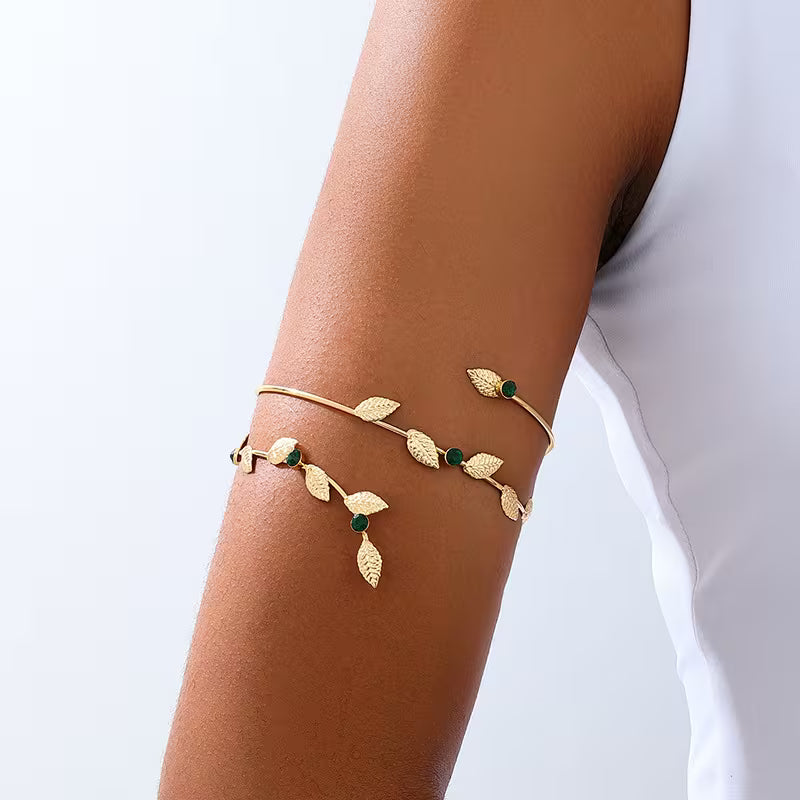 Greek Laurel Leaf Arm Cuff