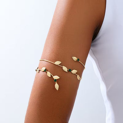 Greek Laurel Leaf Arm Cuff