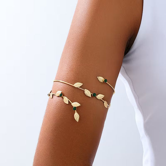 Greek Laurel Leaf Arm Cuff