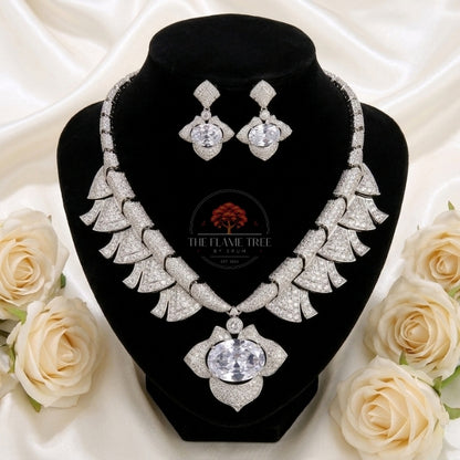 Royal Gold Plated Necklace Set