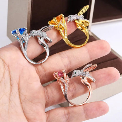 "Sunny" Hummingbird Ring