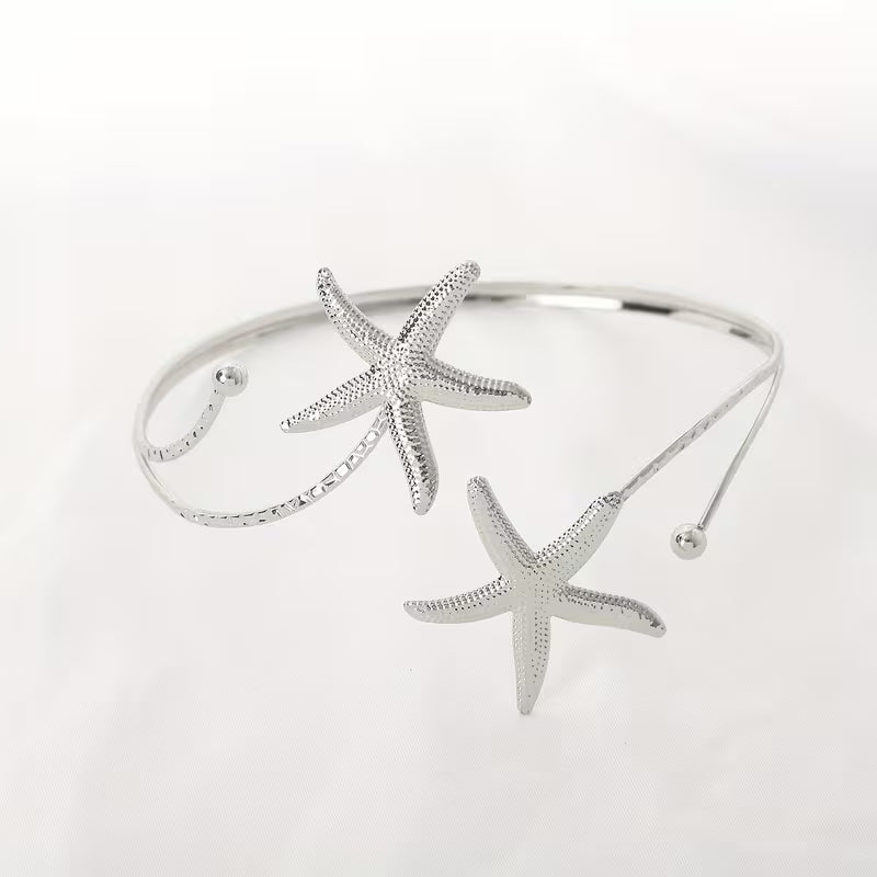 Gold Starfish Arm Cuff