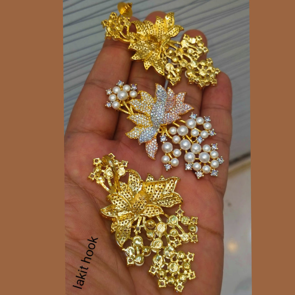 3-Tone Polish Floral Pearl Set