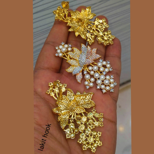 3-Tone Polish Floral Pearl Set