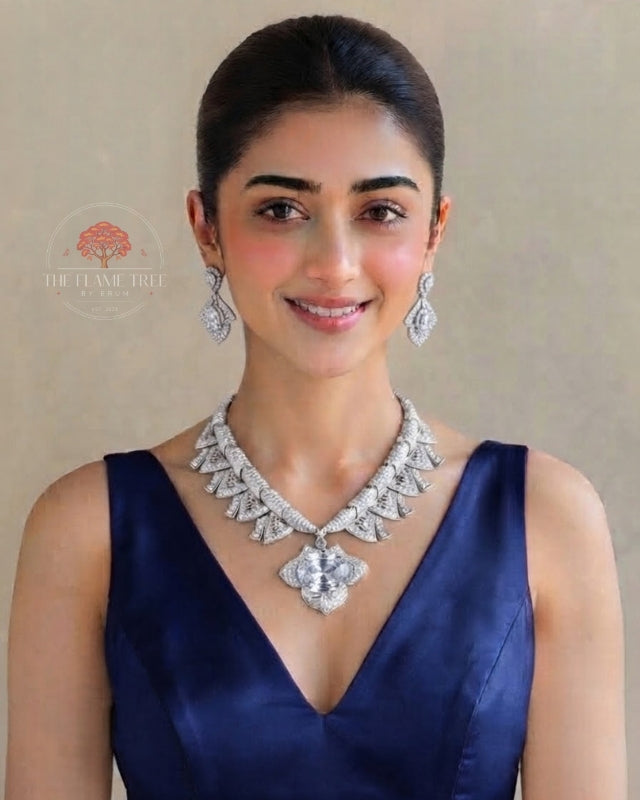 Royal Gold Plated Necklace Set