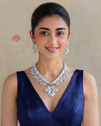 Royal Gold Plated Necklace Set