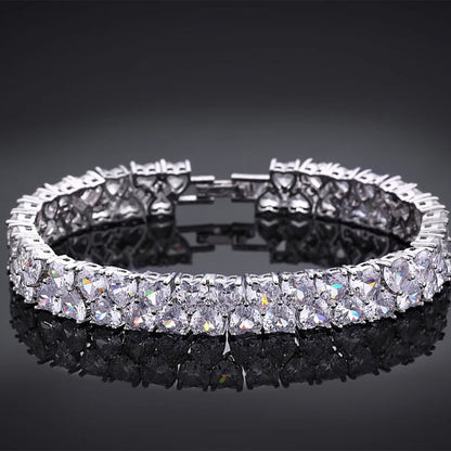 Marquise Cut Cubic Zirconia Bridal Jewelry Set
