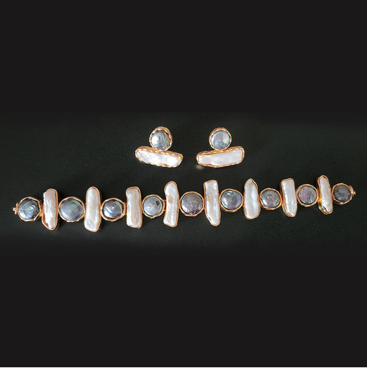Baroque Pearl Jewelry Set