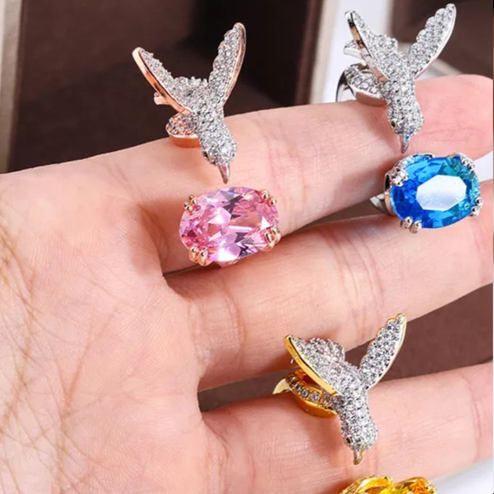 "Sunny" Hummingbird Ring
