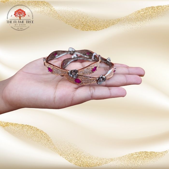 Elegance Stone Bangles
