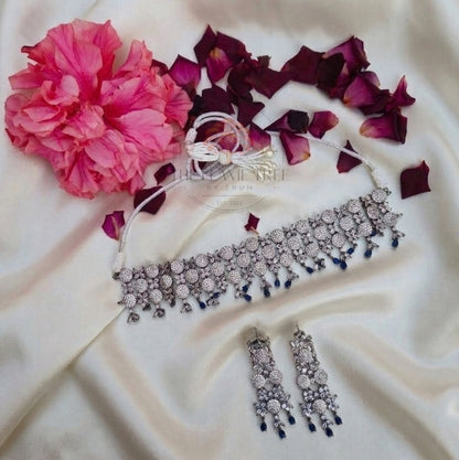 Royal Luxe Flexible Zircon Choker Set