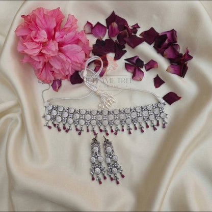 Royal Luxe Flexible Zircon Choker Set