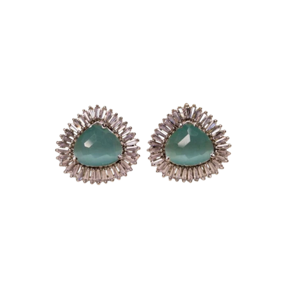 Triangle Stud Zircon Tops
