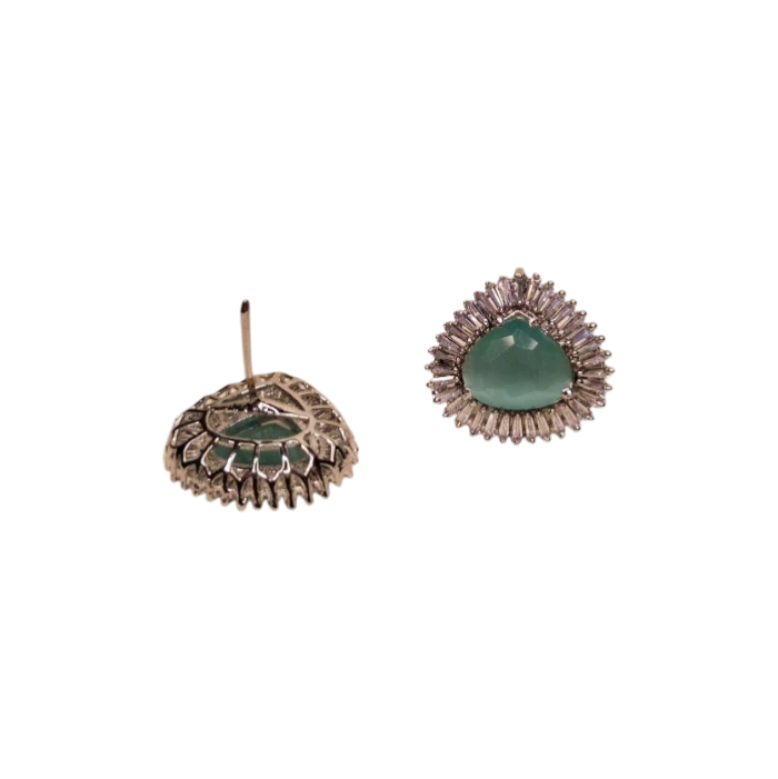 Triangle Stud Zircon Tops
