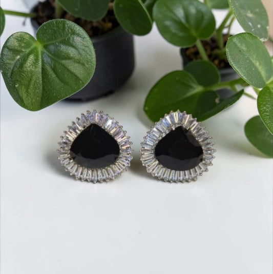 Triangle Stud Zircon Tops