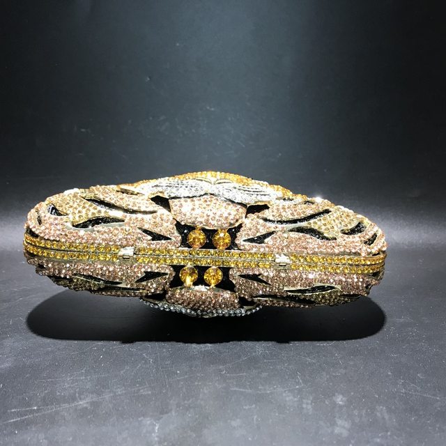Tiger Crystal Clutch