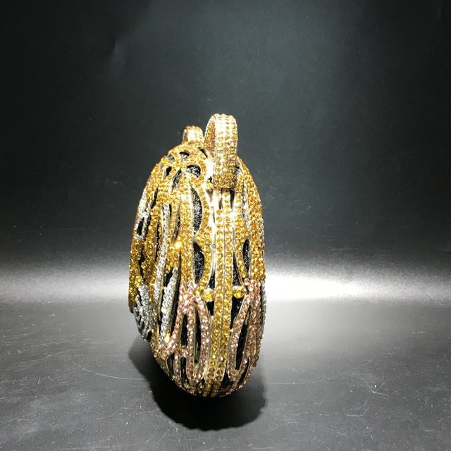Tiger Crystal Clutch