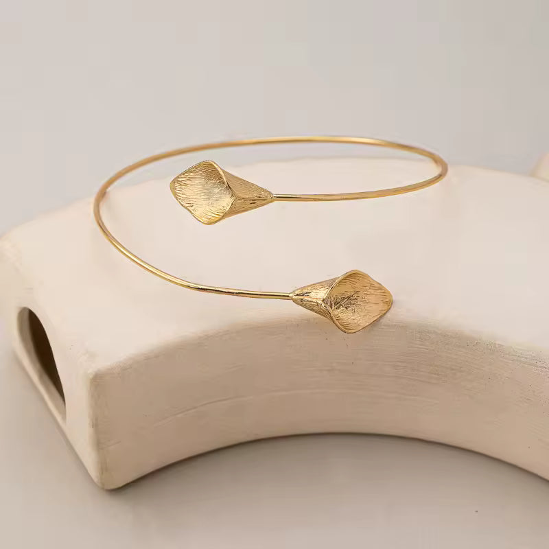 Calla Lily Open arm Bracelet