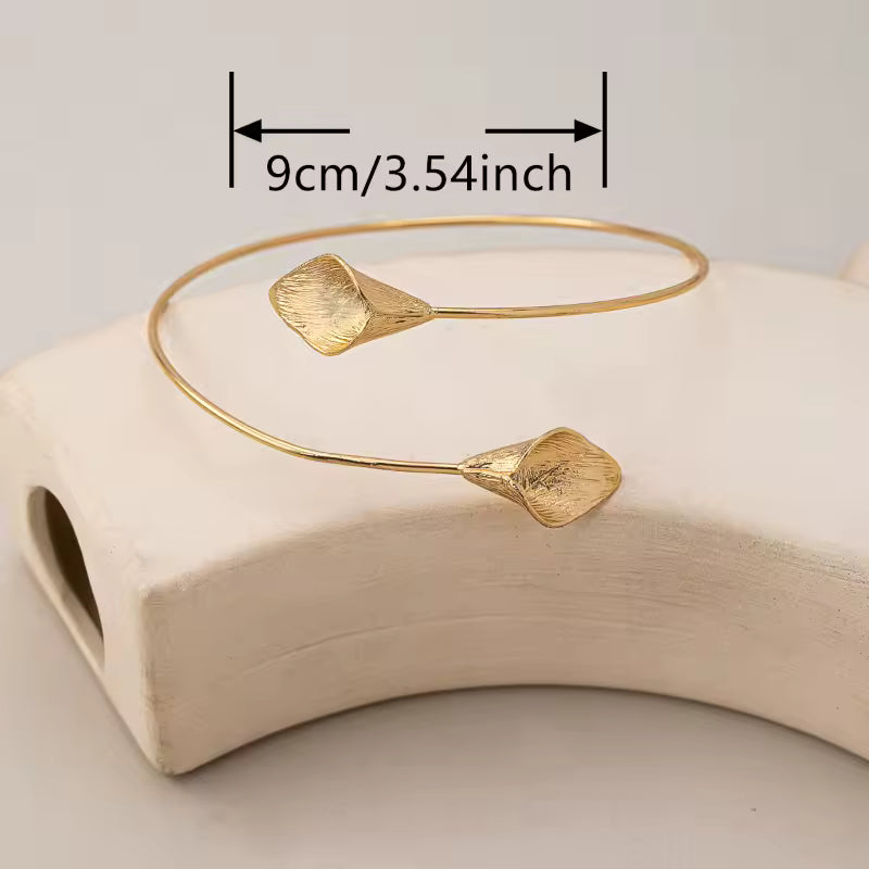 Calla Lily Open arm Bracelet