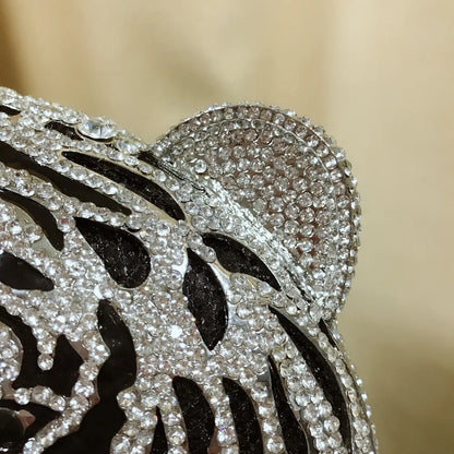Tiger Crystal Clutch