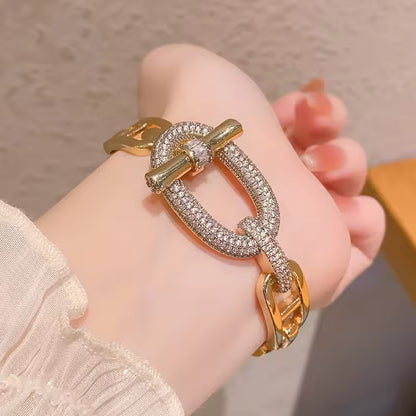 Tiffany Knot Double Row Hinged Bangle