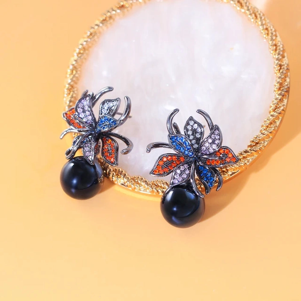 Gucci Flower Pearl Earrings