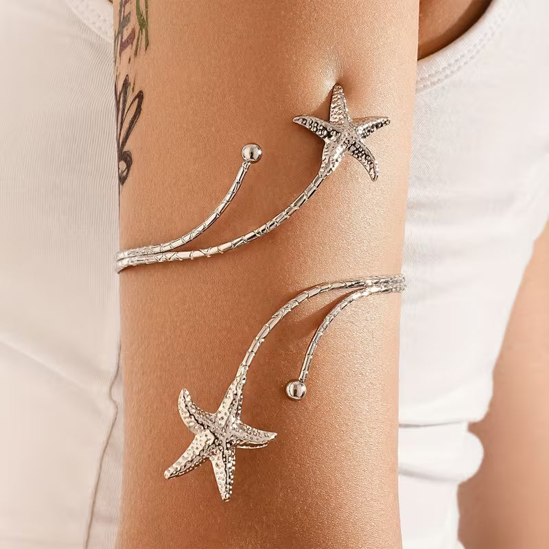 Gold Starfish Arm Cuff