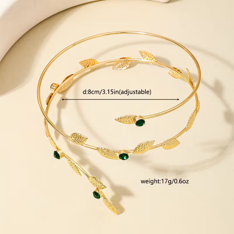 Greek Laurel Leaf Arm Cuff