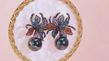 Gucci Flower Pearl Earrings