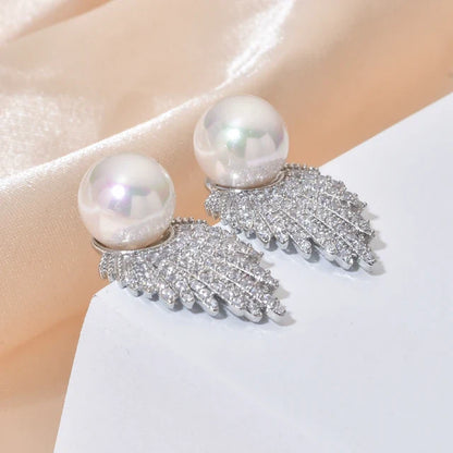 High quality Indian zircon with pearls tops
