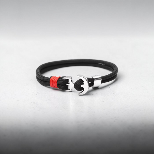 Unisex Milan Cord Nylon Boat Anchor Bangle