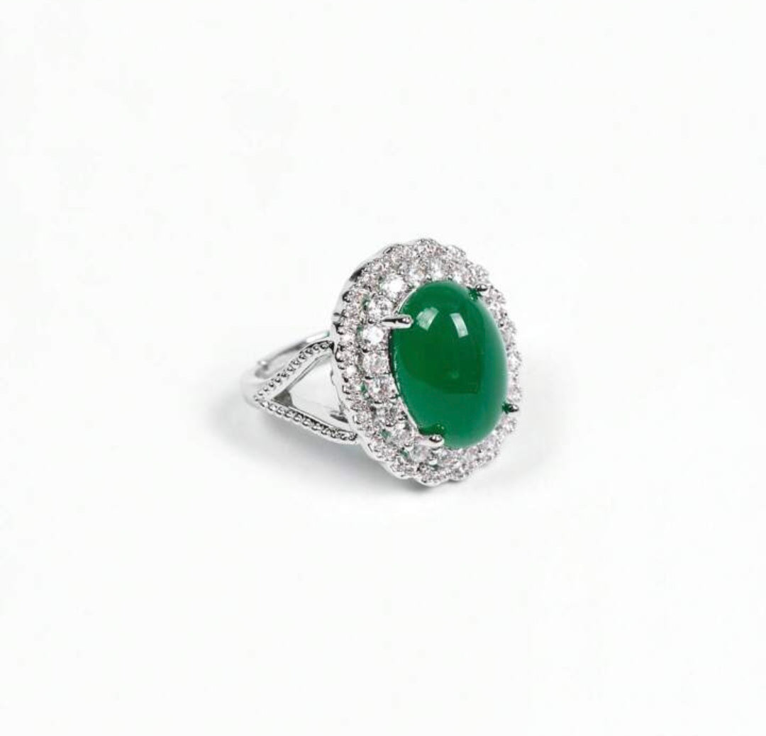 Ruby, Emerald & Diamond Jewelry Set
