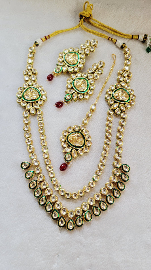 Kundan Polki Necklace Set