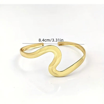 Wavy Snake Armlet Arm Cuff