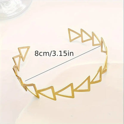 Hollow Triangle Armlet Adjustable Upper Arm Cuff