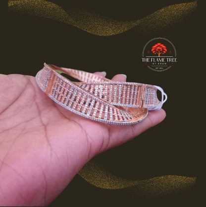 Rose Gold Glow Bangles